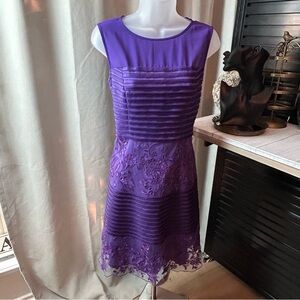 Esmevie Purple Sleeveless Dress